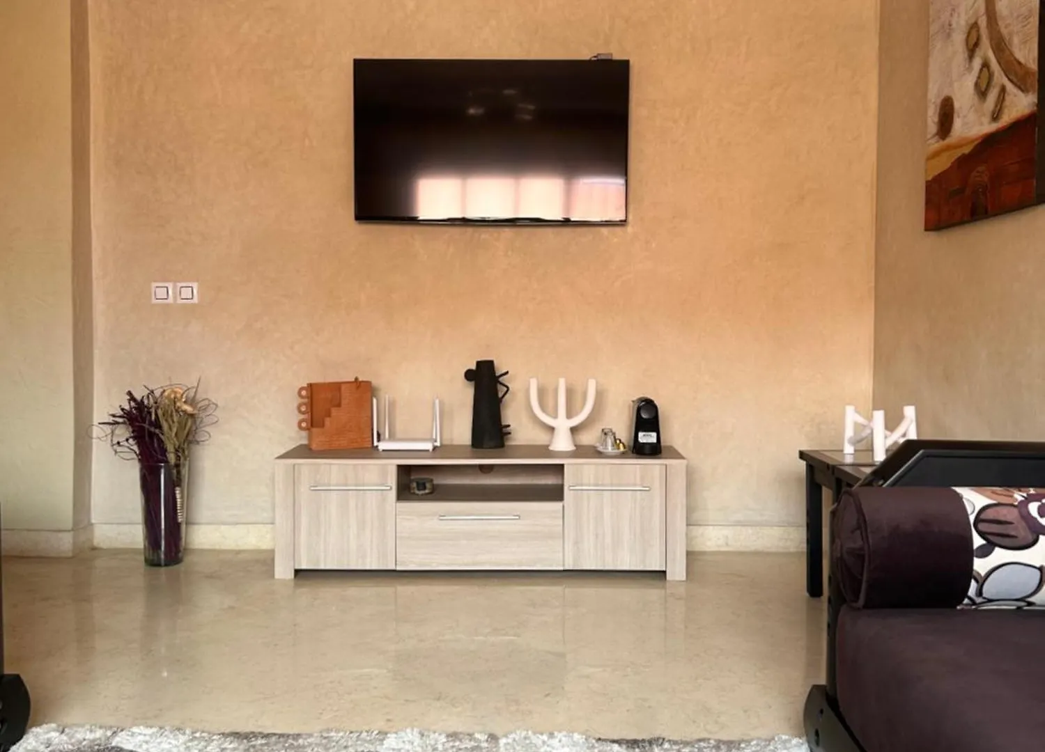 Bel Appart, Tres Bien Situe, Avec Piscine, Wifi, Clim, Parking Marakeş 0*,  Fas