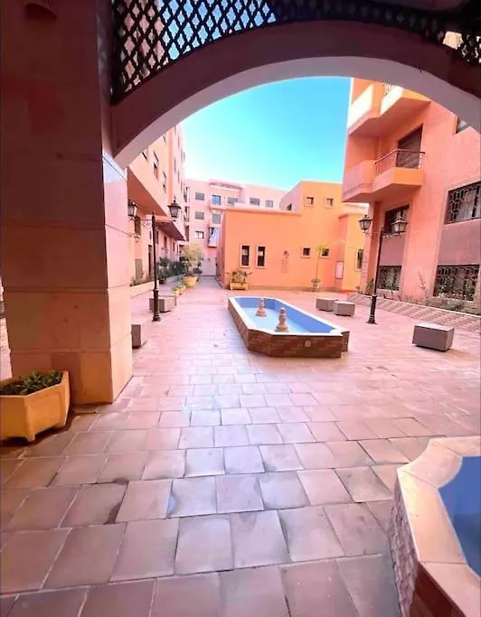 Daire Bel Appart, Tres Bien Situe, Avec Piscine, Wifi, Clim, Parking Marakeş Fas